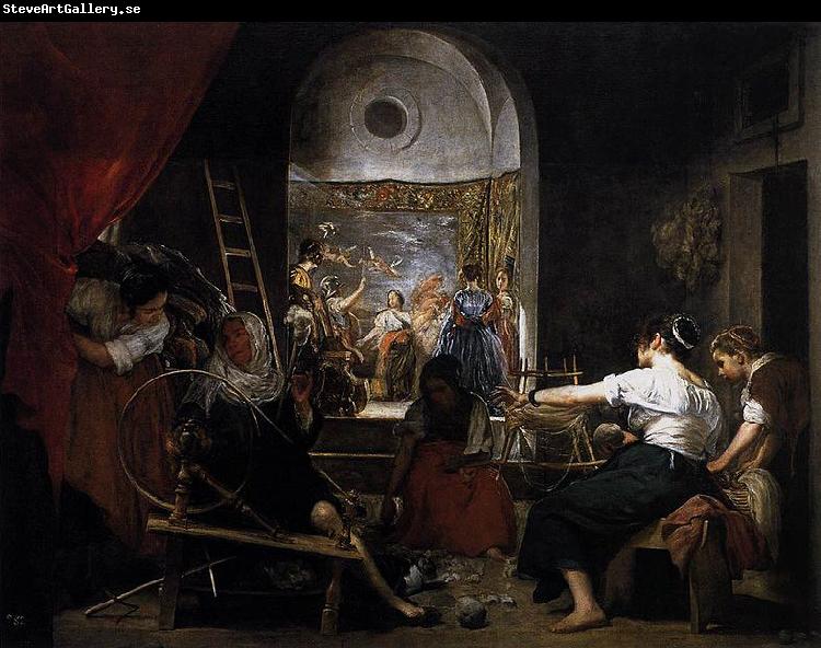 Diego Velazquez The Fable of Arachne a.k.a. The Tapestry Weavers or The Spinners